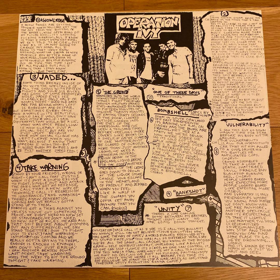 operation ivy rancid green day レコード LP