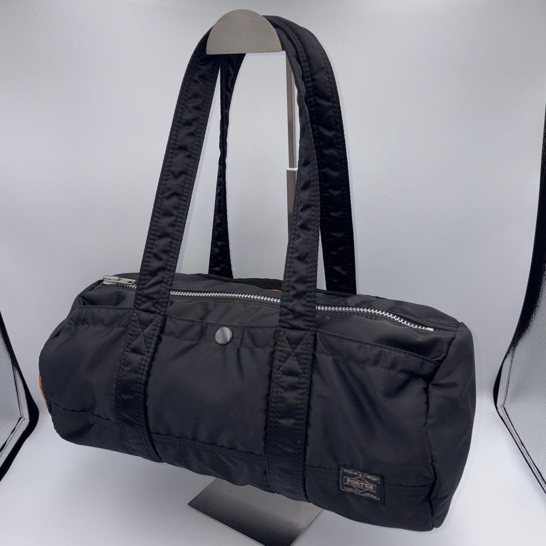 廃盤品✨人気 ポーター タンカー ミニボストンバッグ ドラム Sサイズ ブラック