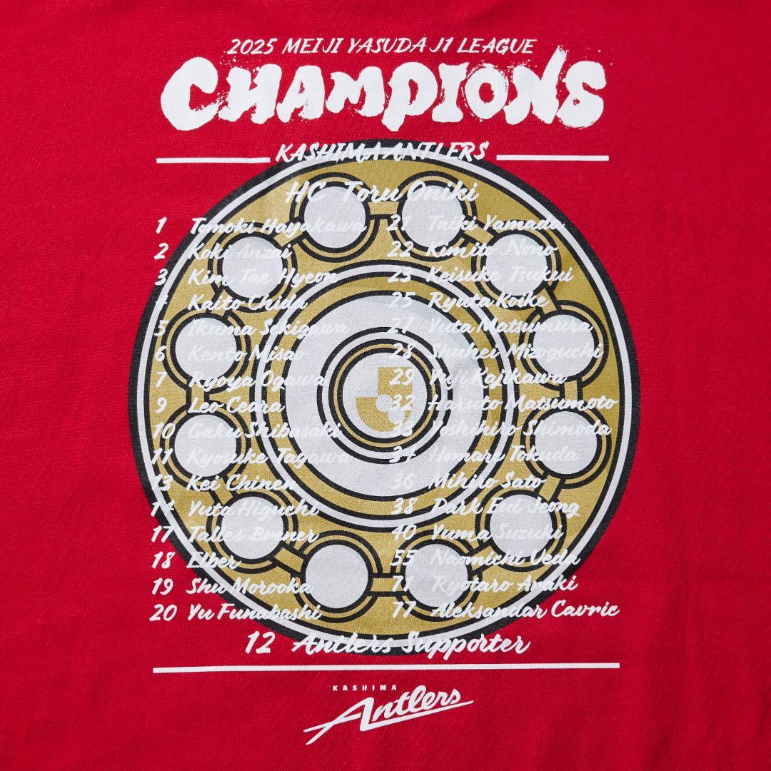 じ*じ様 三竿 健斗選手のサイン入り「25Ｊ１リーグ優勝記念Tシャツ」