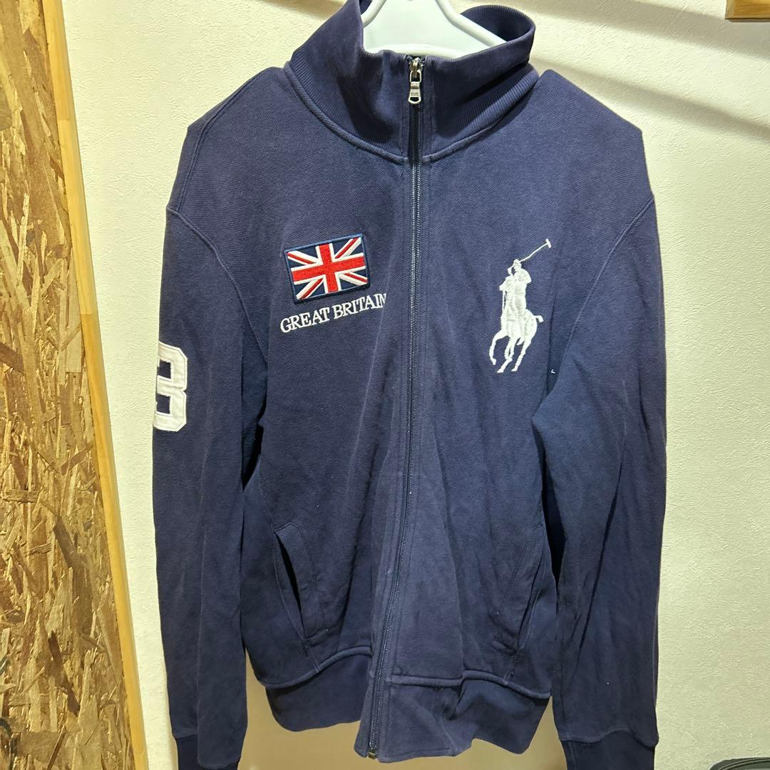 90s Polo by RalphLauren ジップ スウェット ビッグポニー