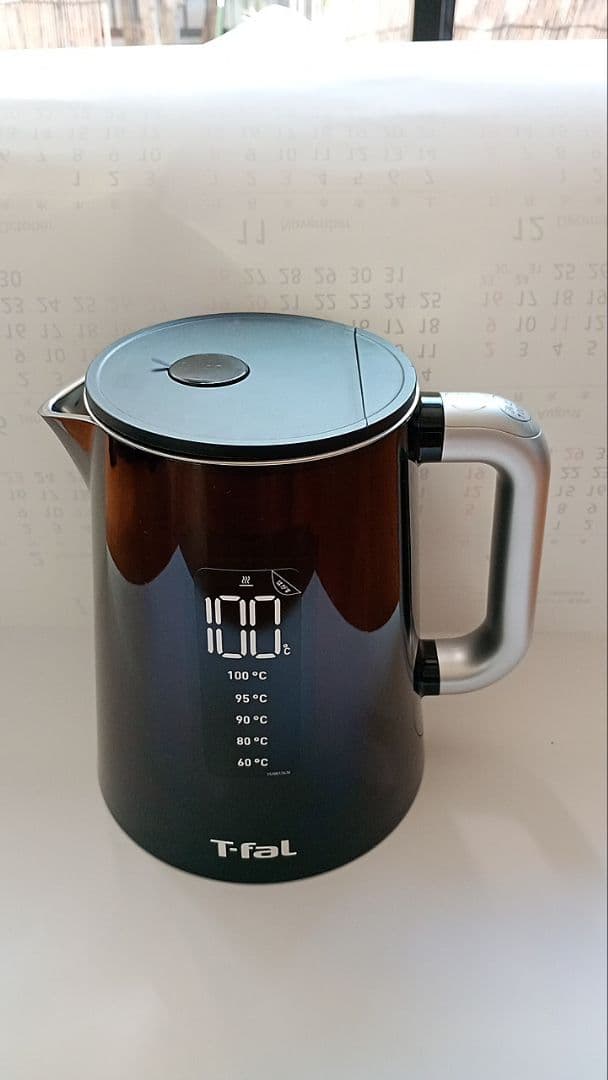 新品未使用　T-fal ディスプレイコントロール 電気ケトル　1.0L　黒