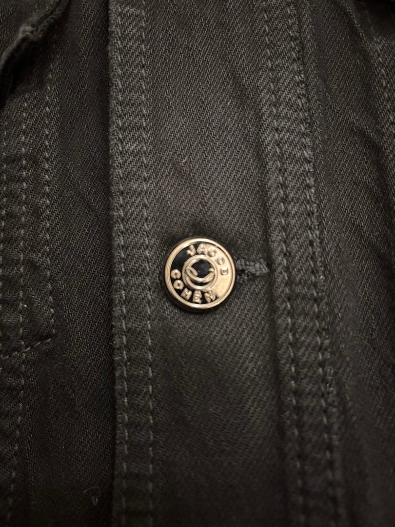 JACOB COHEN ブラックデニムジャケット　定価約9.8万円