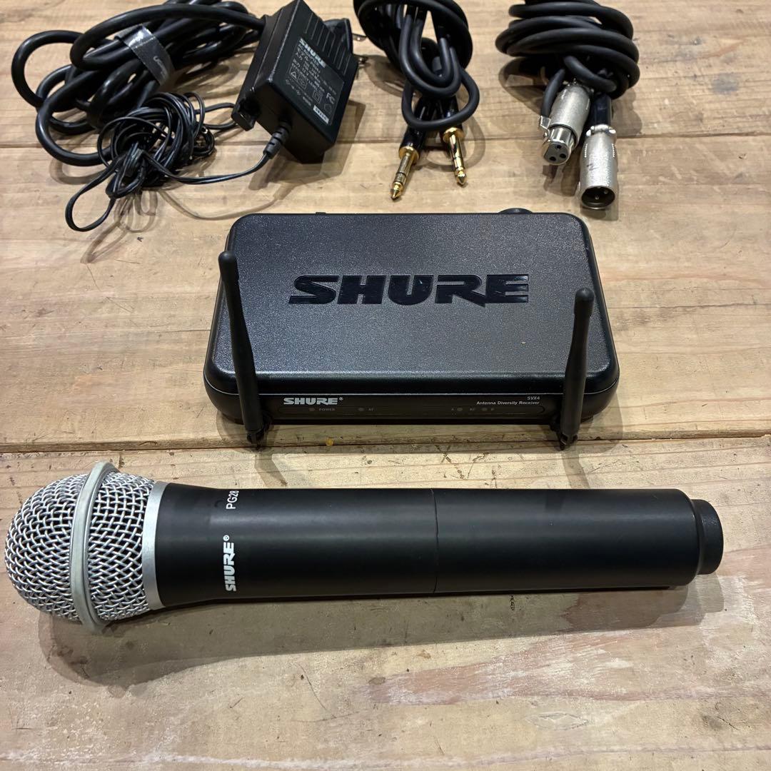 キ*ん様 【即決可】SHURE ワイヤレスマイクシステム 　SVX24 PG28