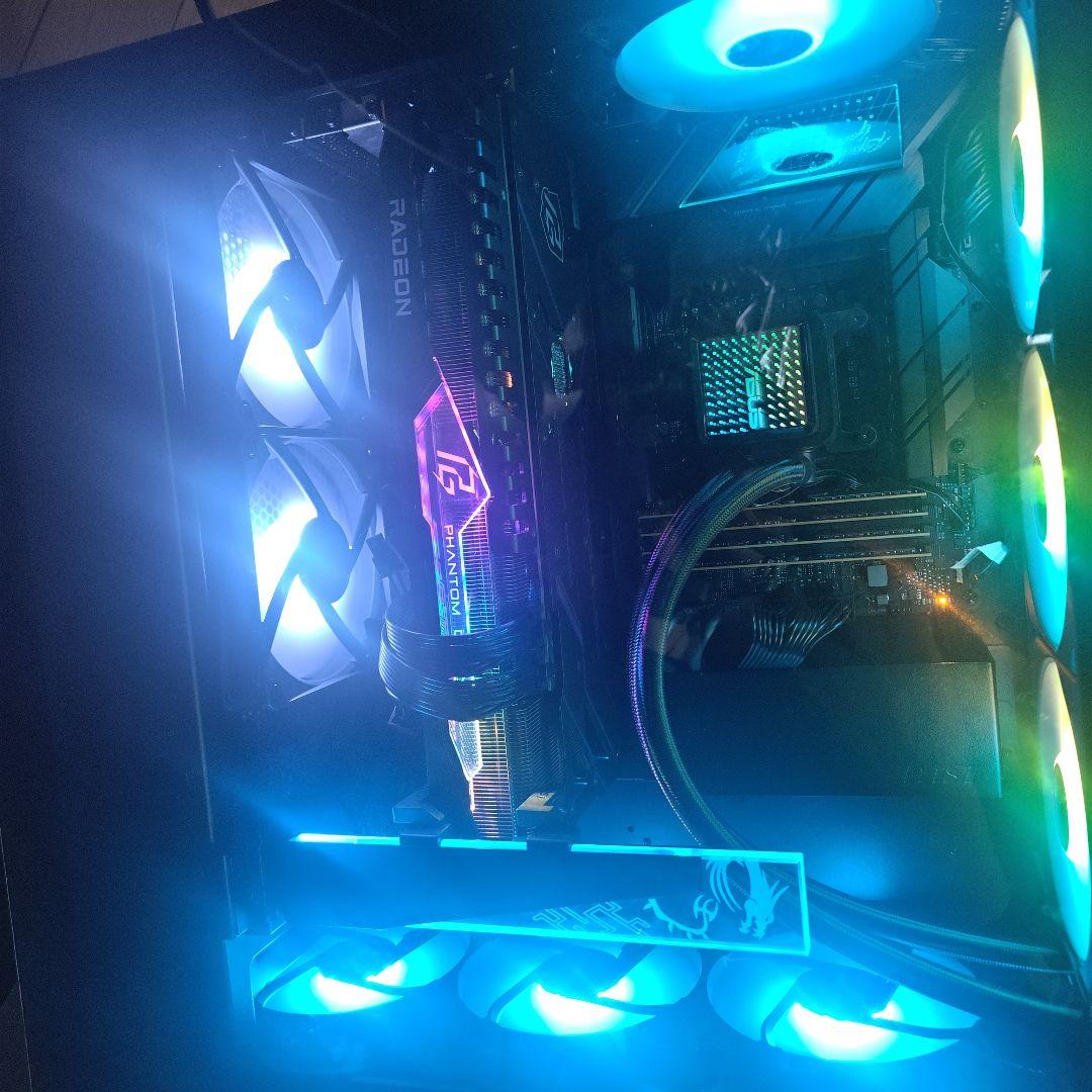 自作パソコン ほぼ未使用 メモリ64gb 5t r7 7700 rx7800xt