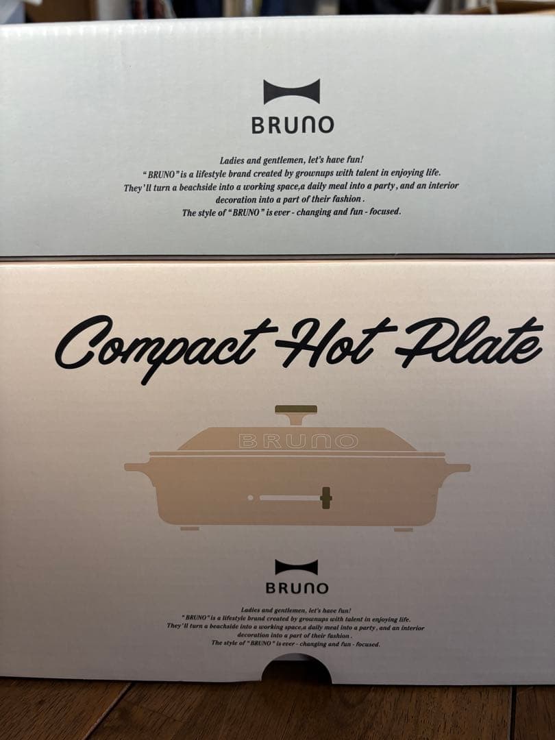 BRUNO コンパクトホットプレートたこ焼きプレート　鍋付き