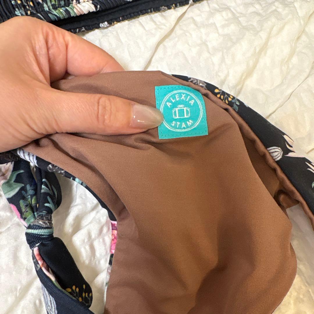 アリシアスタン フローラル柄 セパレート水着 M