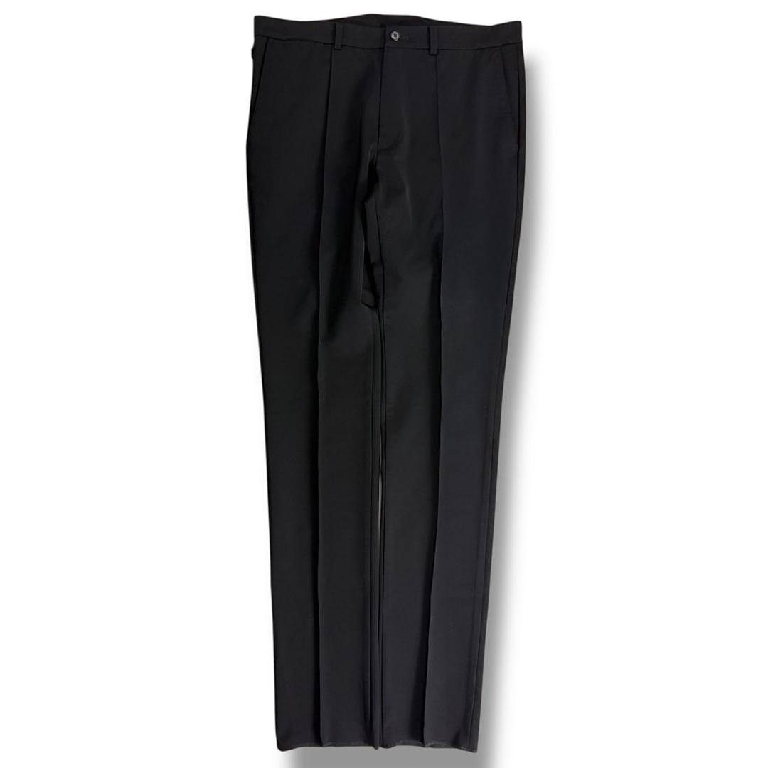 J3048 新品 モーヴ スリムテーパードトラベルスラックス ネイビー 48