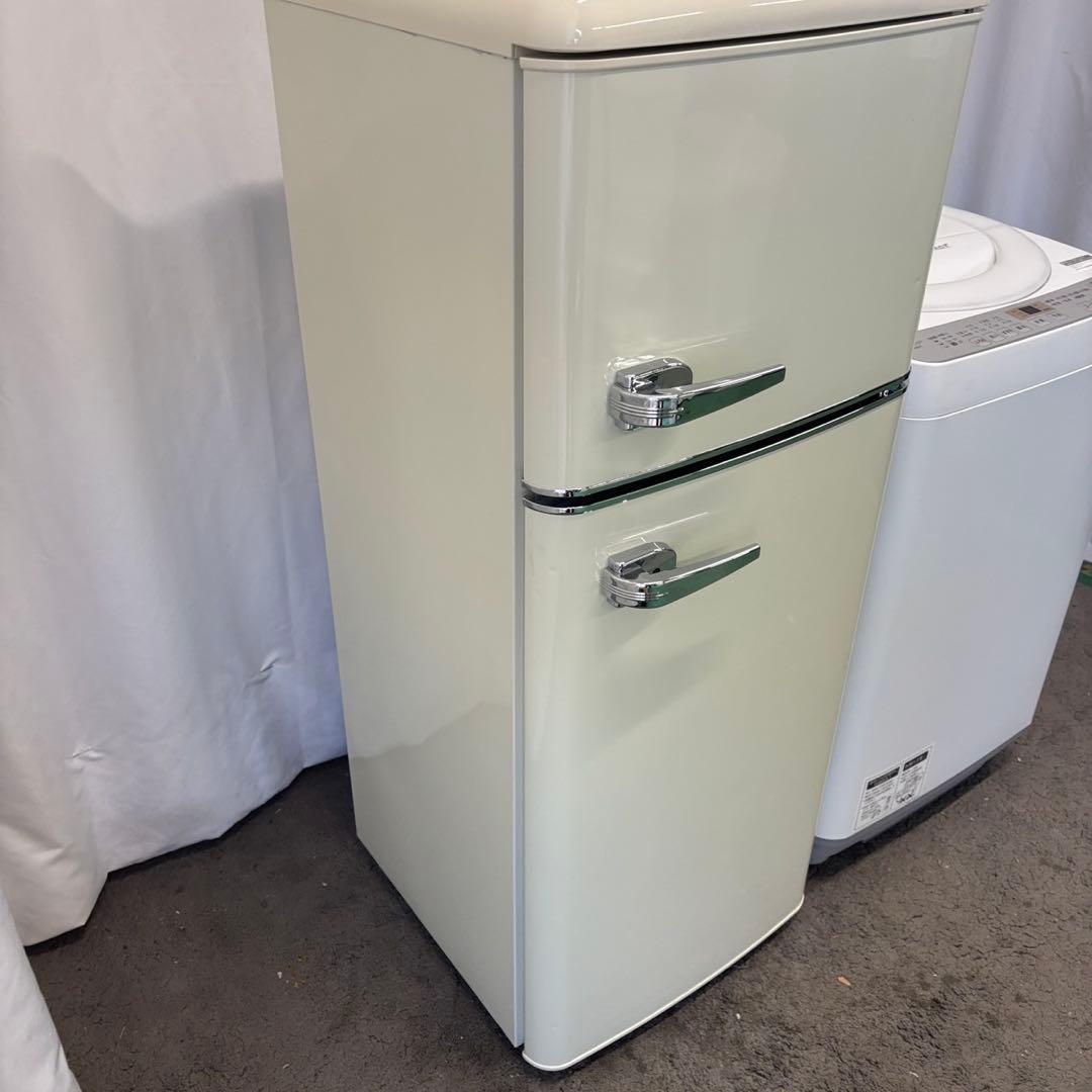 ★90　家電セット　レトロ冷蔵庫　洗濯機　7キロ　シャープ　設置無料　安い　中古