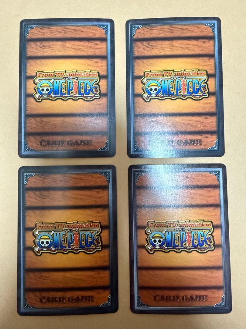 旧ワンピース カード4枚
