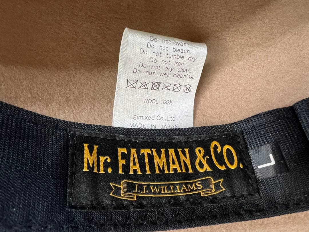 Mr. FATMAN&CO. ミスターファットマン ウールハット
