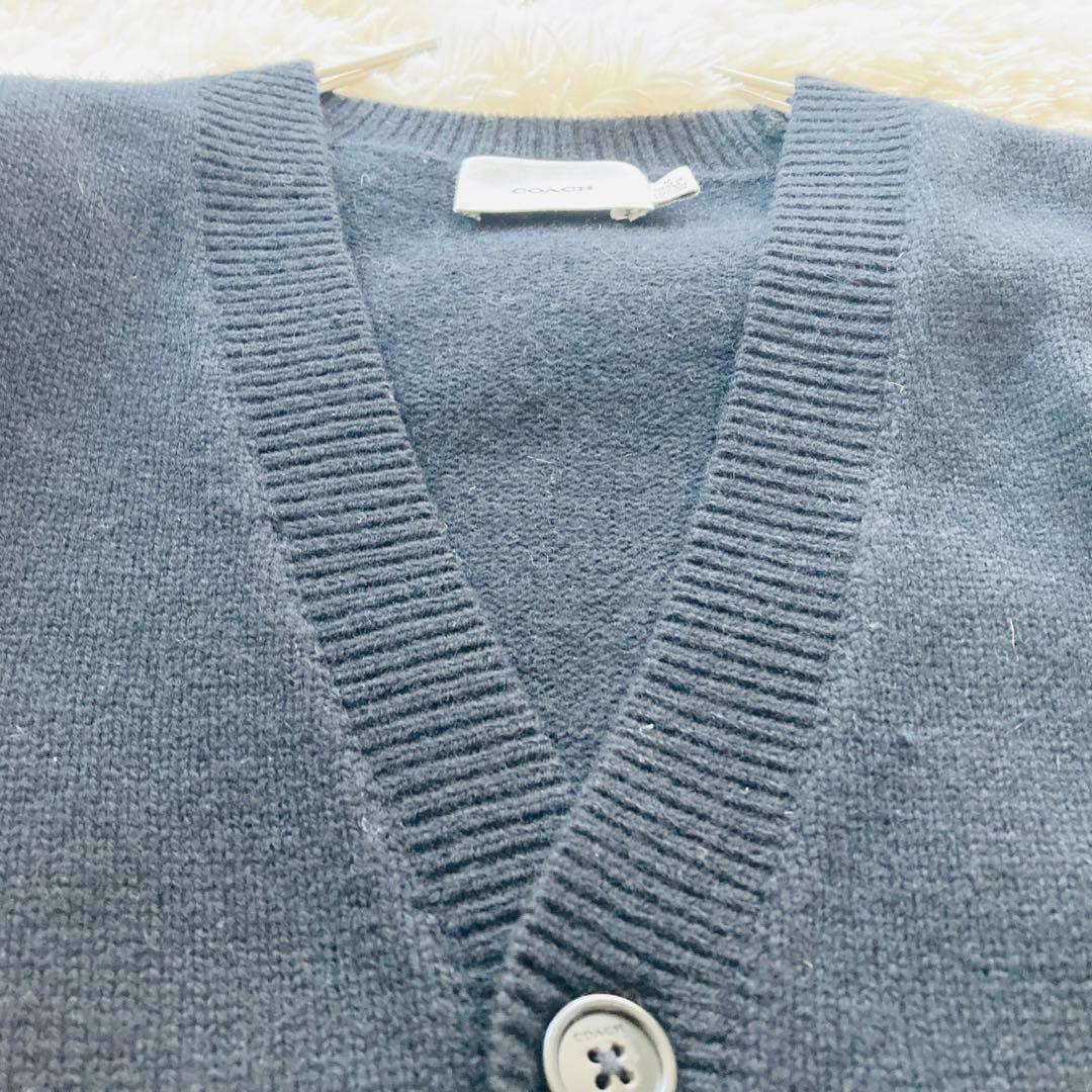 【美品】COACH コーチオーバーサイズド カーディガン アルパカ使用 Mサイズ