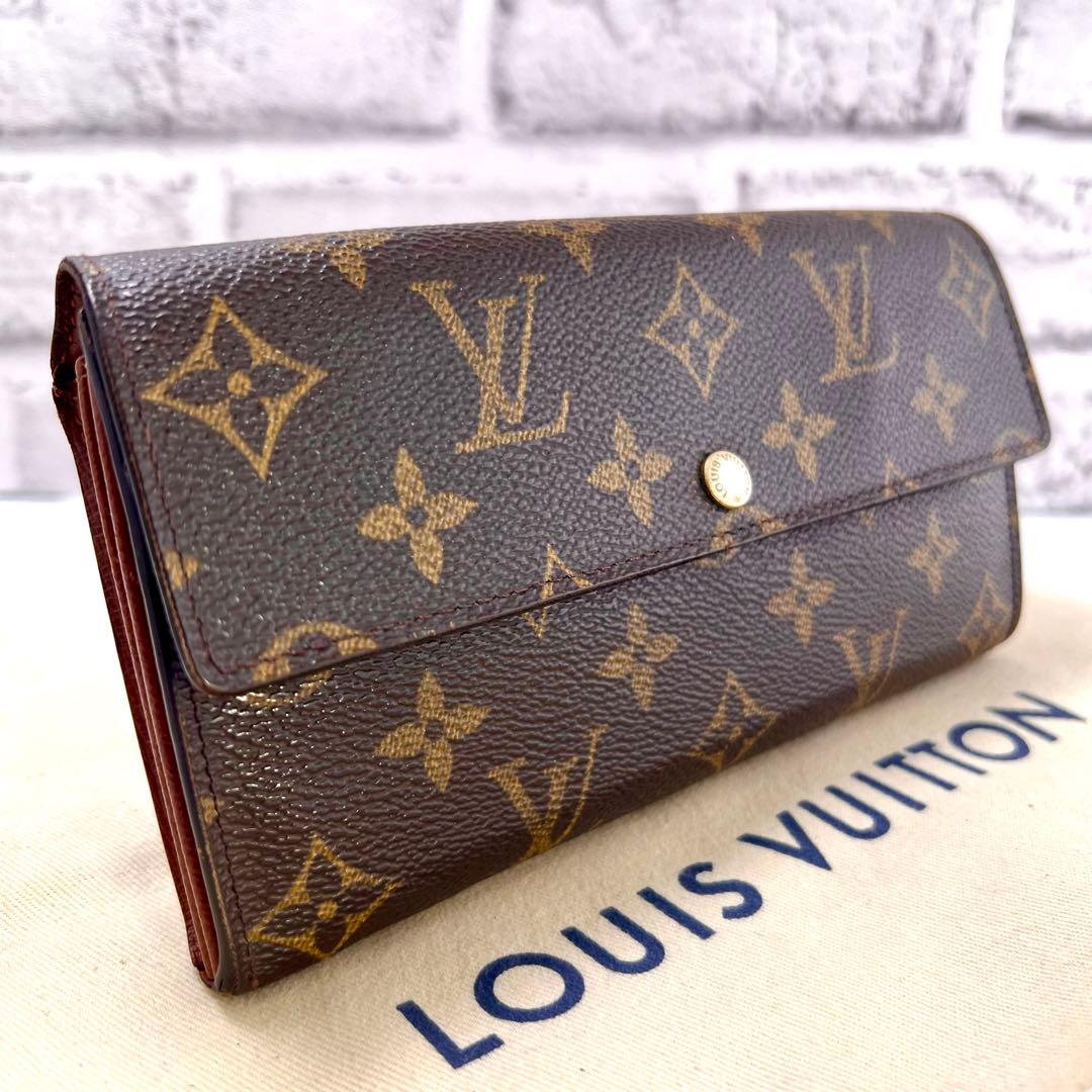 ルイヴィトン モノグラム ポルトフォイユ 旧型サラ M61725 二つ折財布