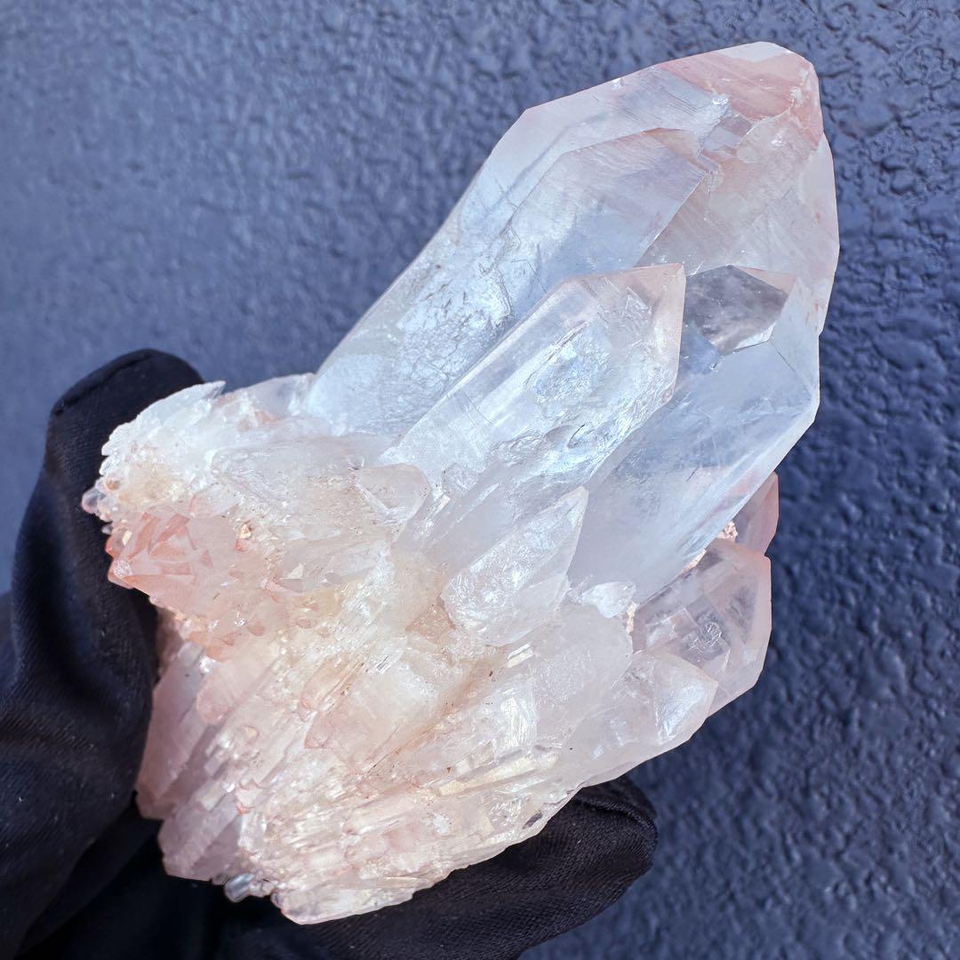 爆アレ❗️可愛いピンク♡超綺麗マダガスカル産パイナップルピンククラスターA1192