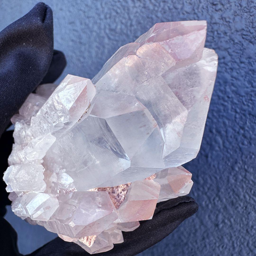 爆アレ❗️可愛いピンク♡超綺麗マダガスカル産パイナップルピンククラスターA1192