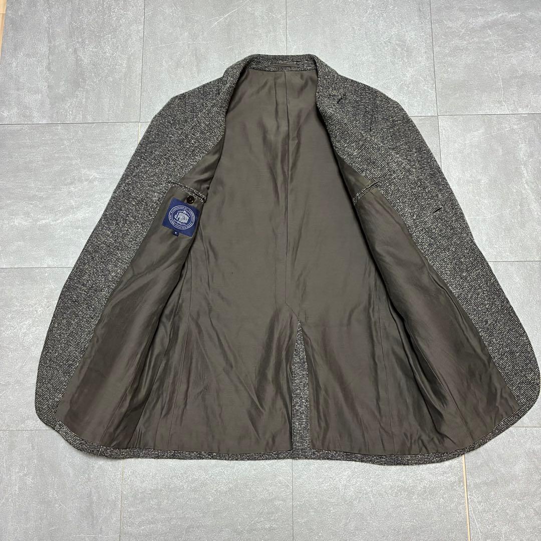 【極美品・大きいサイズ】J.PRESS ツイードジャケット アルパカ混 LL