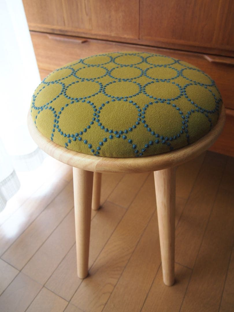 haruhinanaさん専用 ミナペルホネン ハンドメイド スツール タンバリン