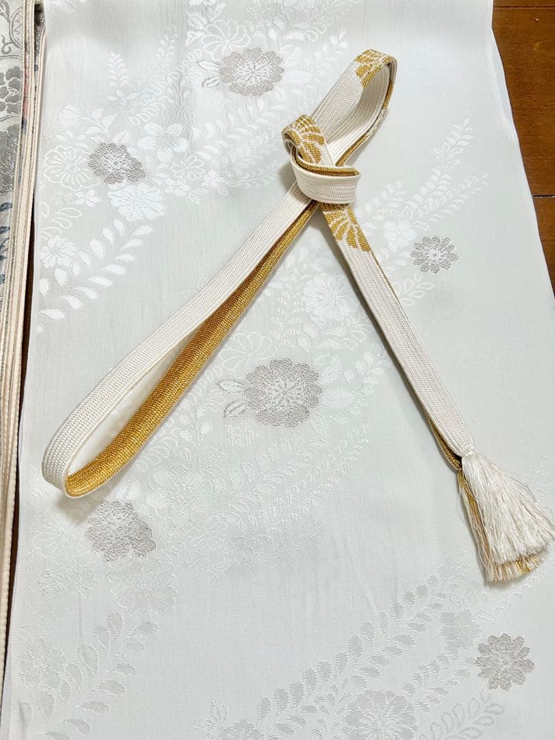 美品　人気の水色　正絹訪問着　フルセット4点　卒業式　入学式　七五三　お宮参り