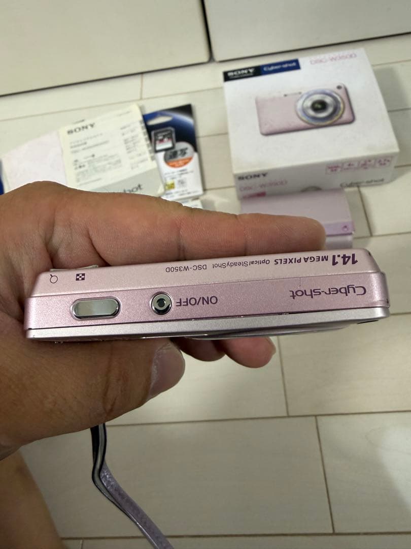 SONY サイバーショット　DSC-W350D