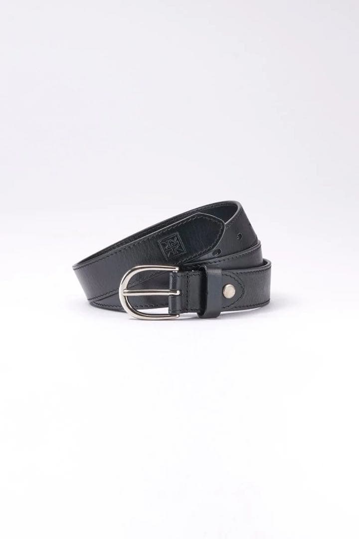 【Knuth Marf】leather logo belt レザーロゴベルト