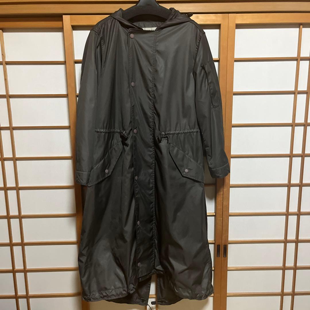イッセイミヤケ　未使用　ロングコート　モッズコート　カーキグレー　春秋冬