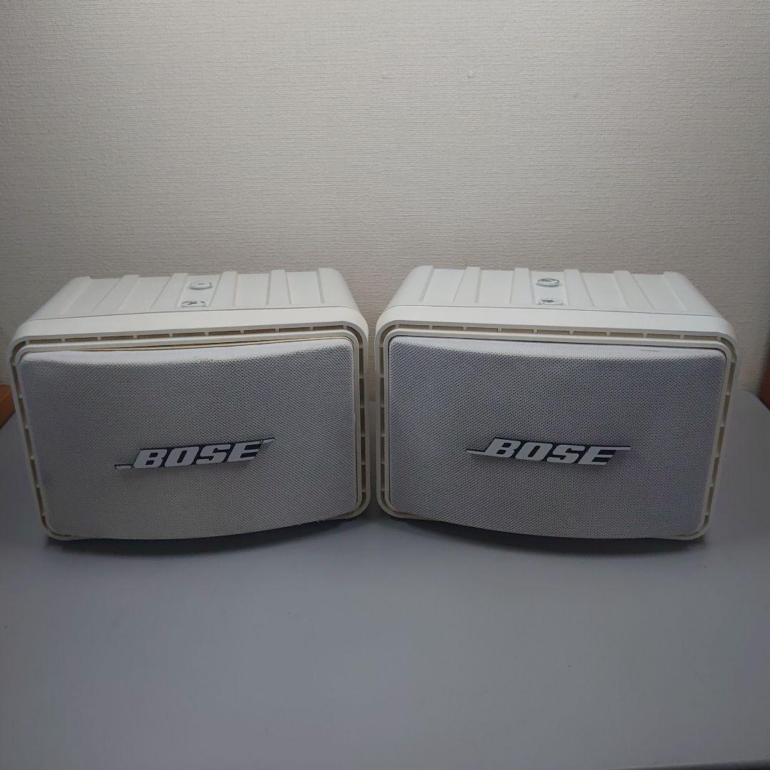 【スピーカー】BOSEボーズ111ADWホワイト2個セット