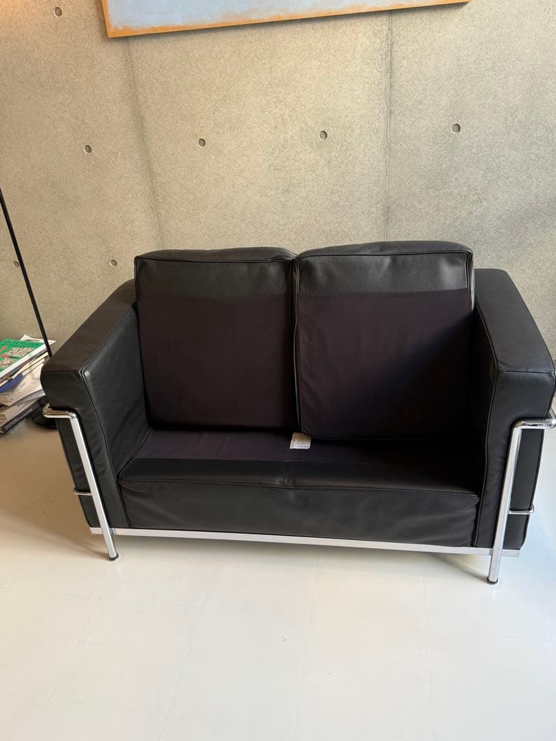 IDC大塚家具 2人掛けソファ ルコルビジェ LC2