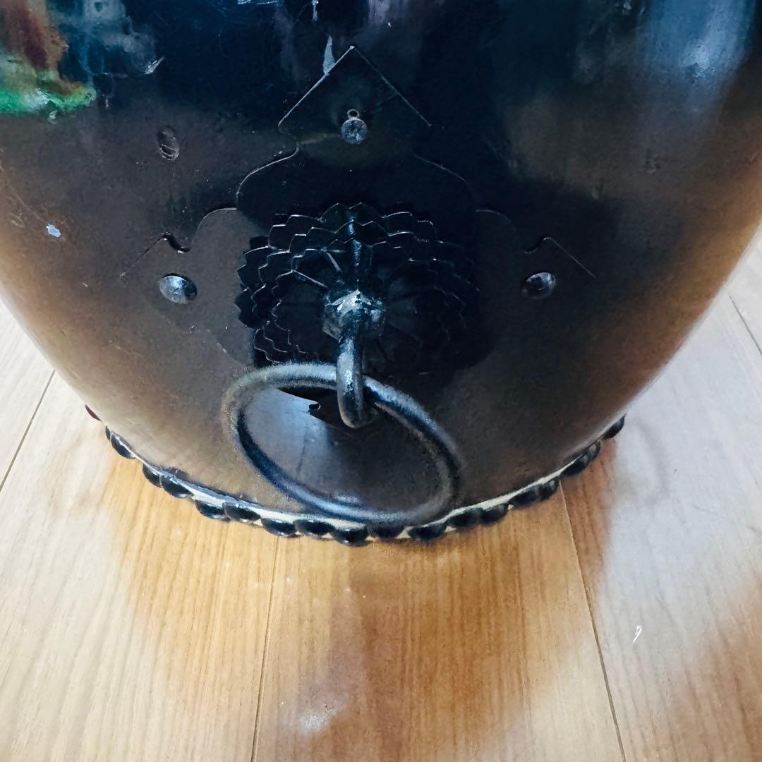 和太鼓 打面33センチ ブラック　黒　大太鼓