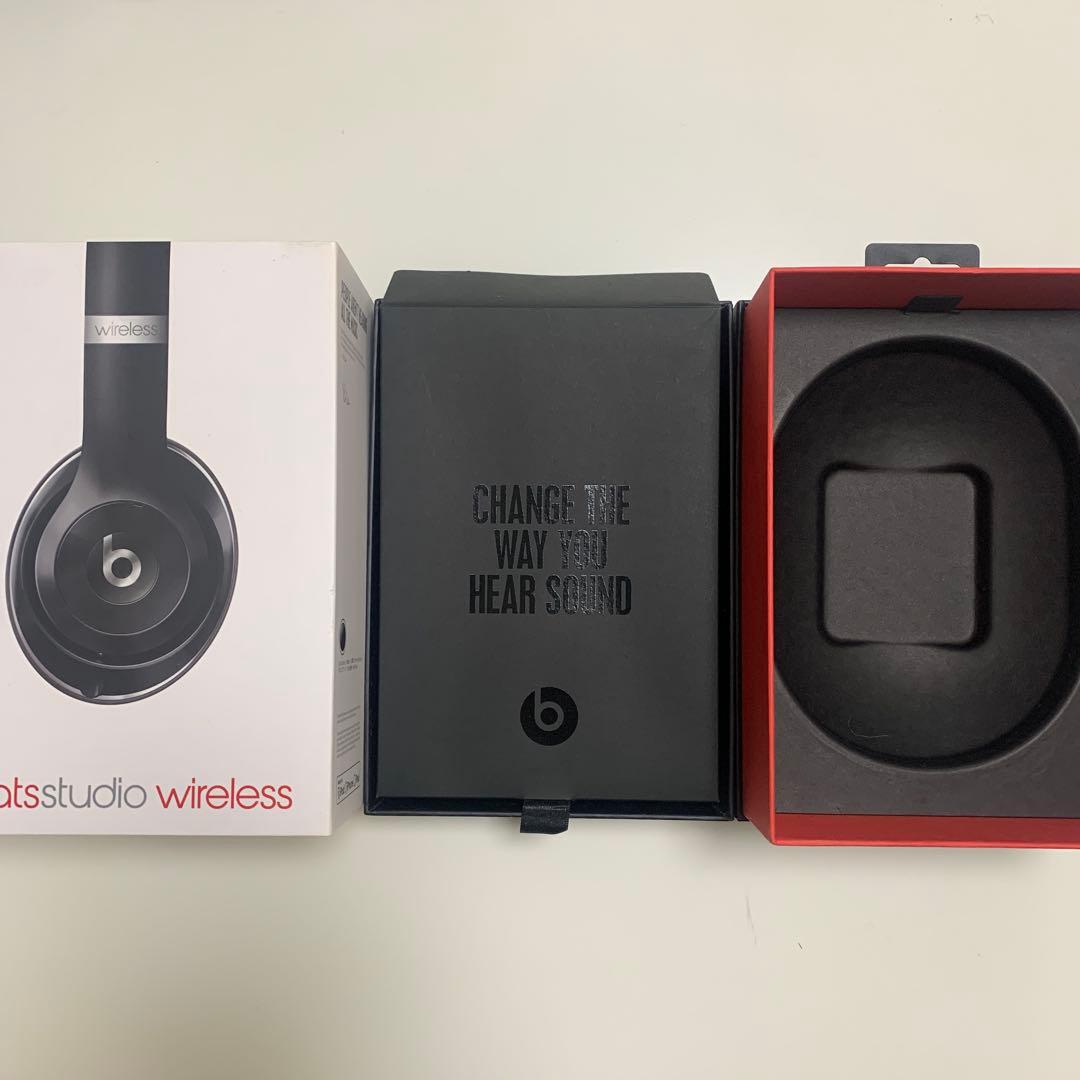 beats studio2 wireless ヘッドホンblack