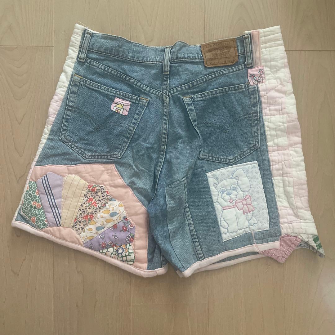 グニフニ♡くまちゃんのカントリーデニムパンツ