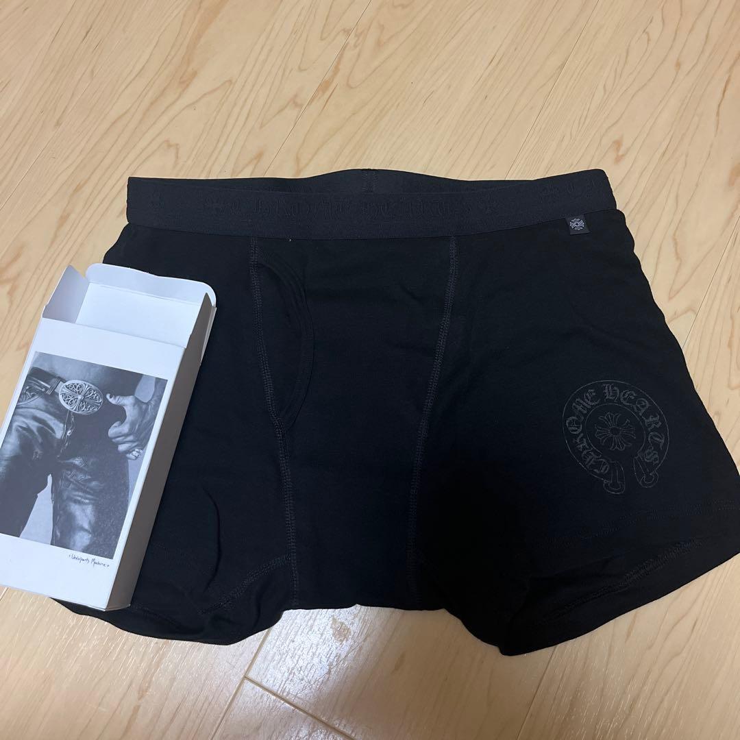 【新品未使用】Chrome Hearts ボクサーパンツ 黒　Lサイズ