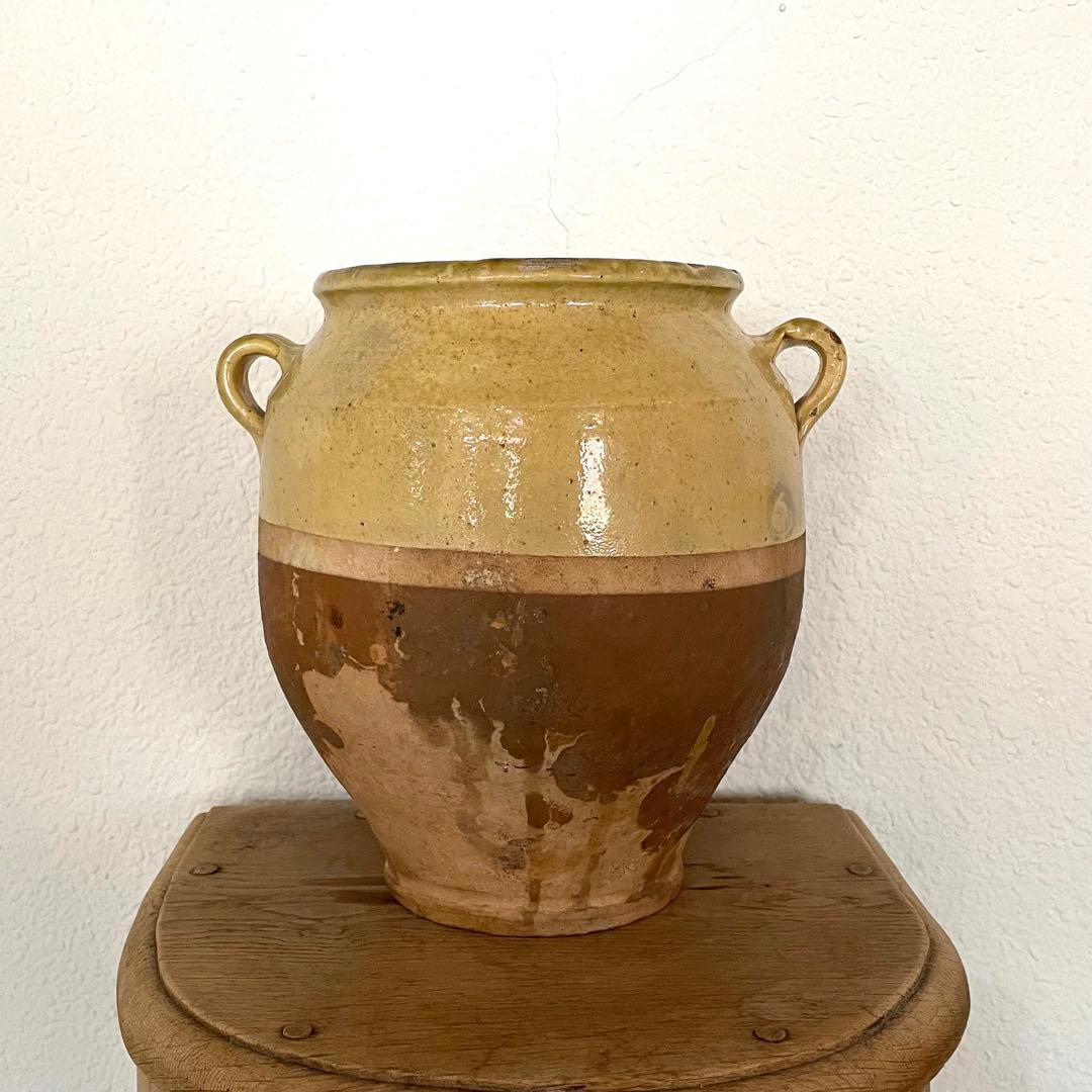 フランス 南仏 プロヴァンス アンティーク コンフィポット ポット