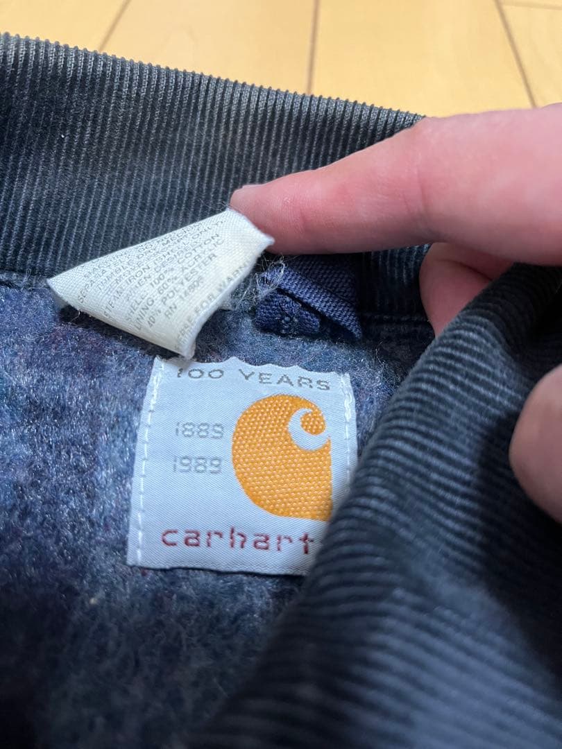 カーハート100周年デトロイトジャケットM紺ヴィンテージ古着usa製stussy