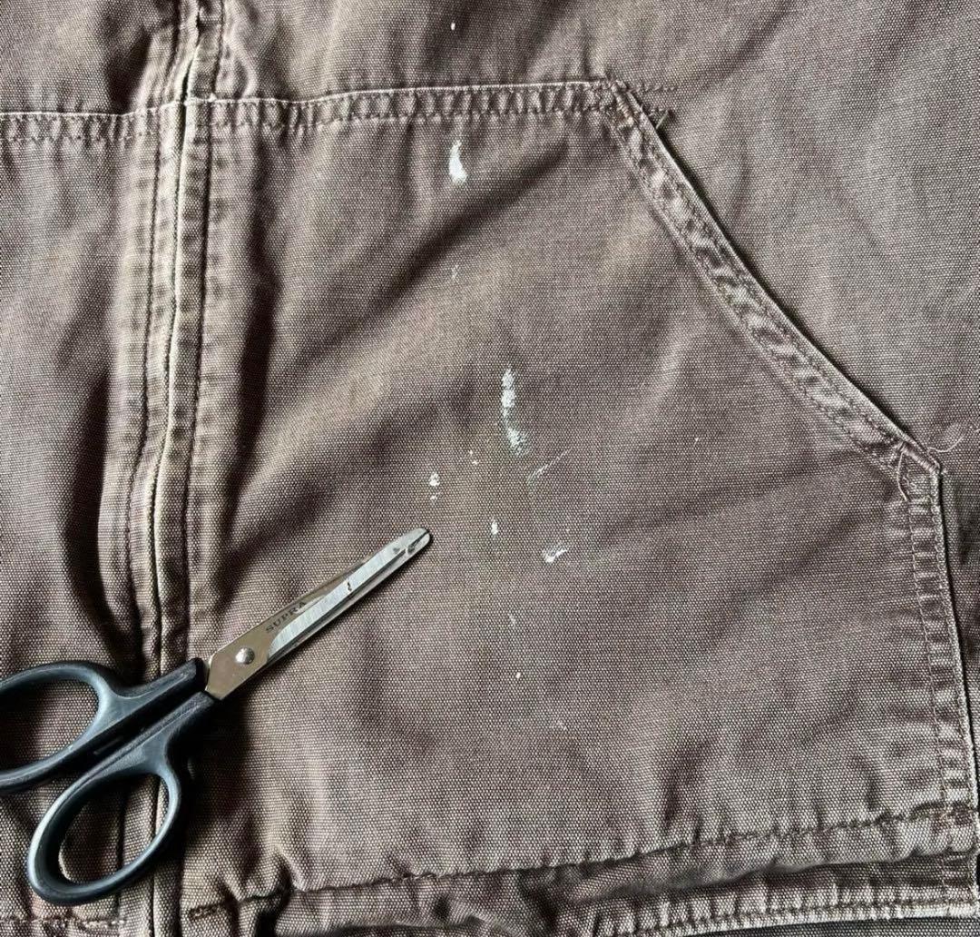 襤褸Carhartt / damage work duck jacket 2XL