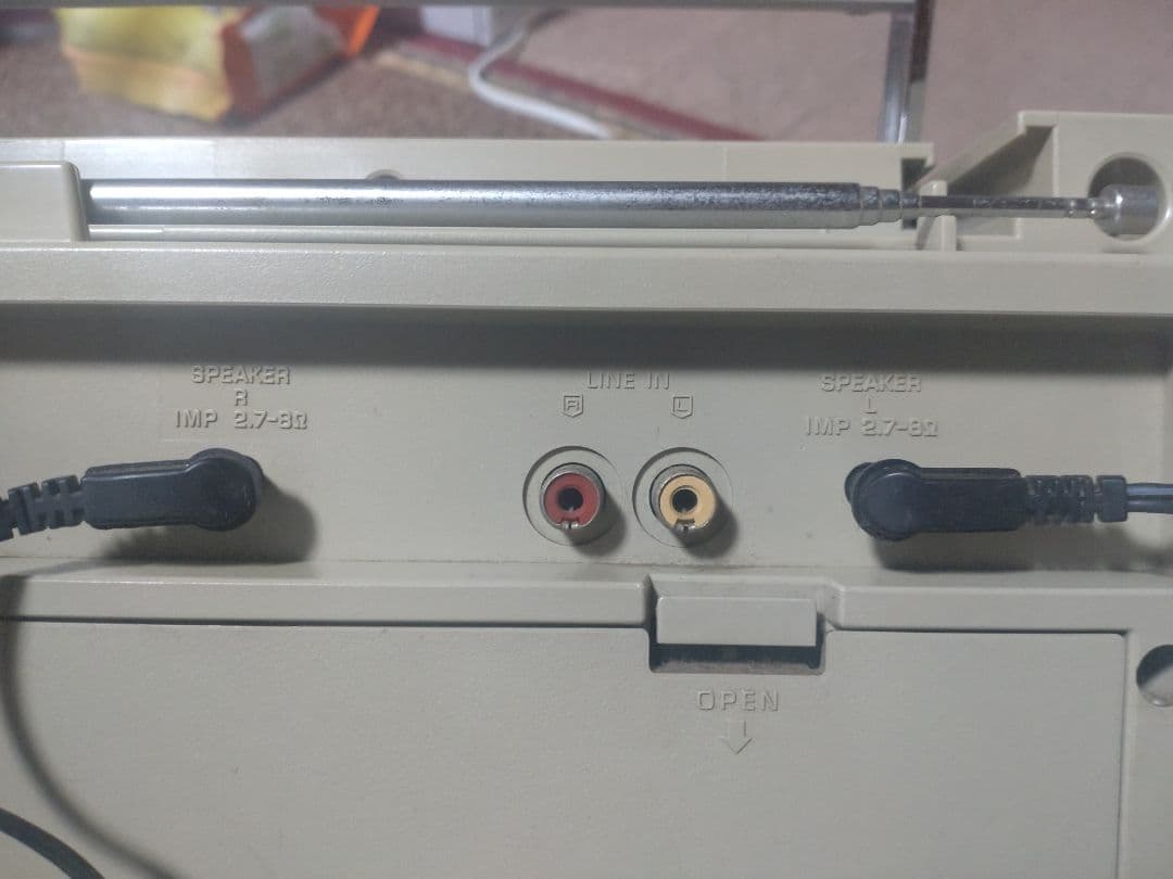 昭和レトロ　National RX-CW51 ダブルカセットコンポ