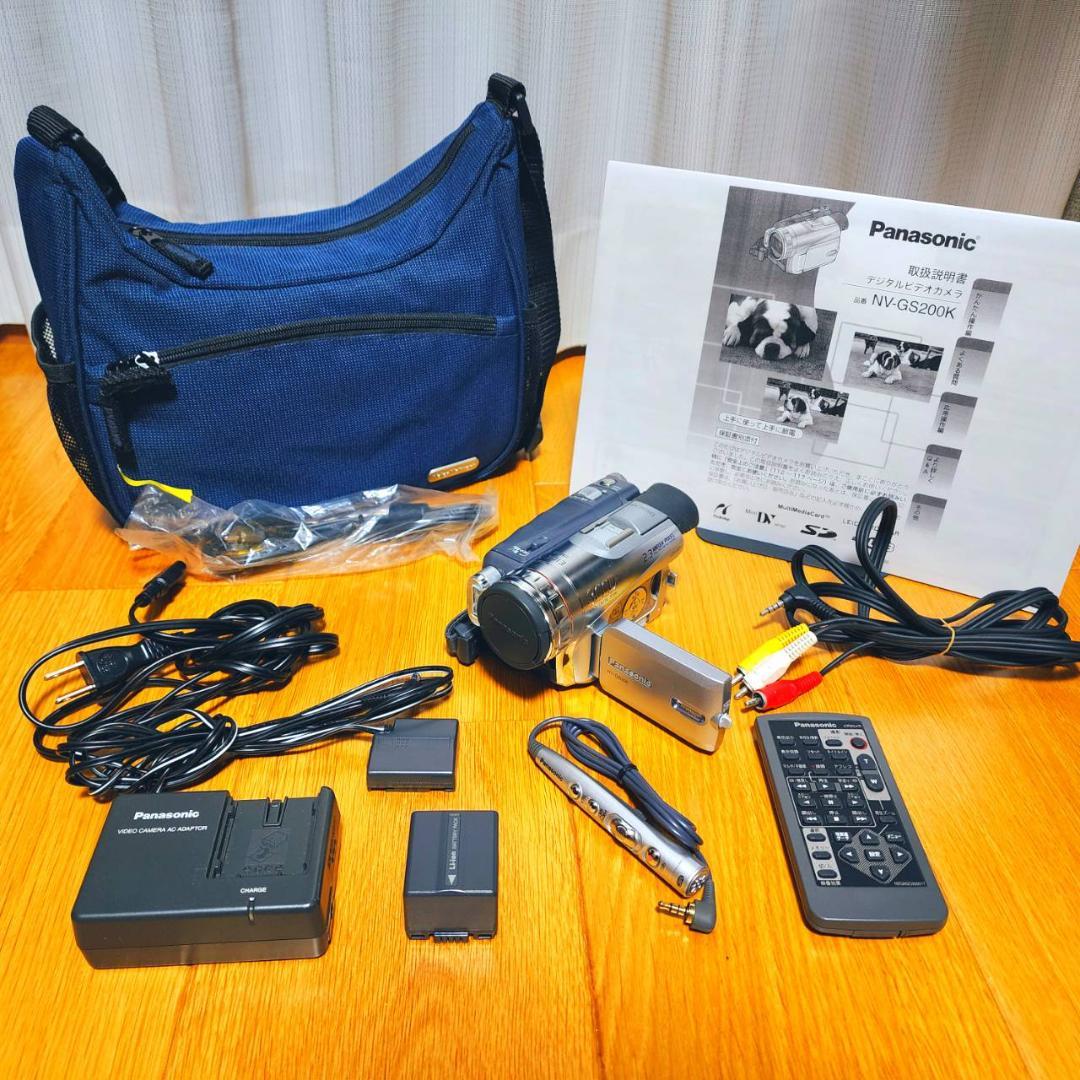 【動作確認済】Panasonic MiniDV 高画質 ビデオカメラ セット