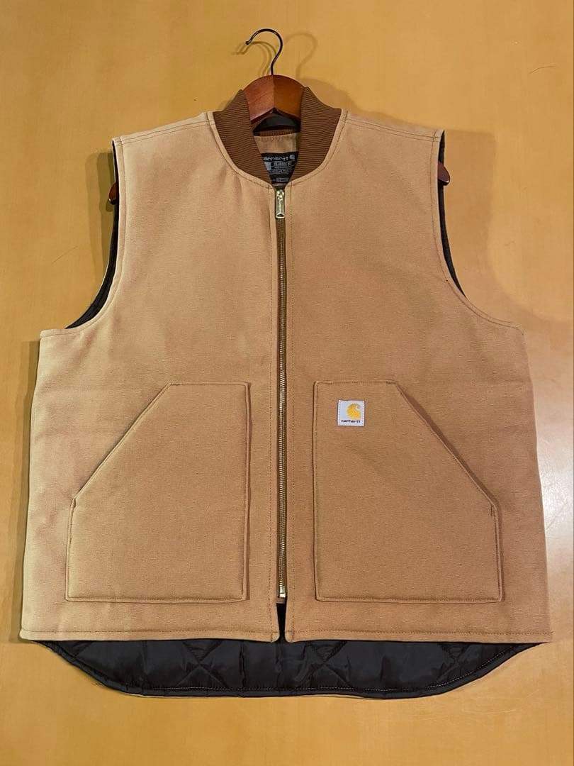 【美品】Carhartt カーハート CARHARTT ダックダウンベスト　L