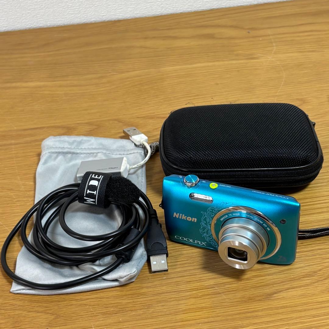 Nikon COOLPIX S3500 オリエンタルブルー　デジタルカメラ