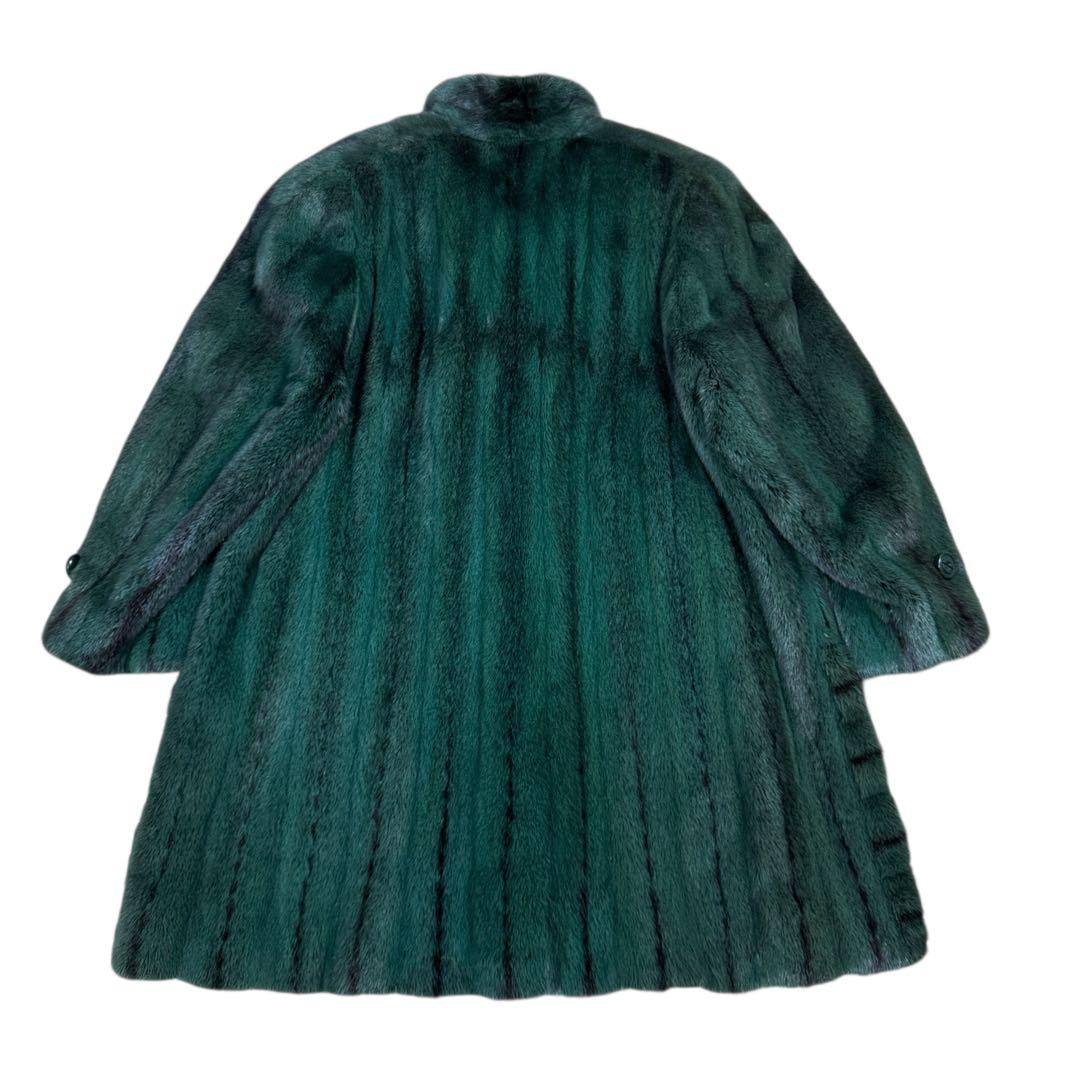 Christian Dior 染めクロスミンク デザインコート レディース