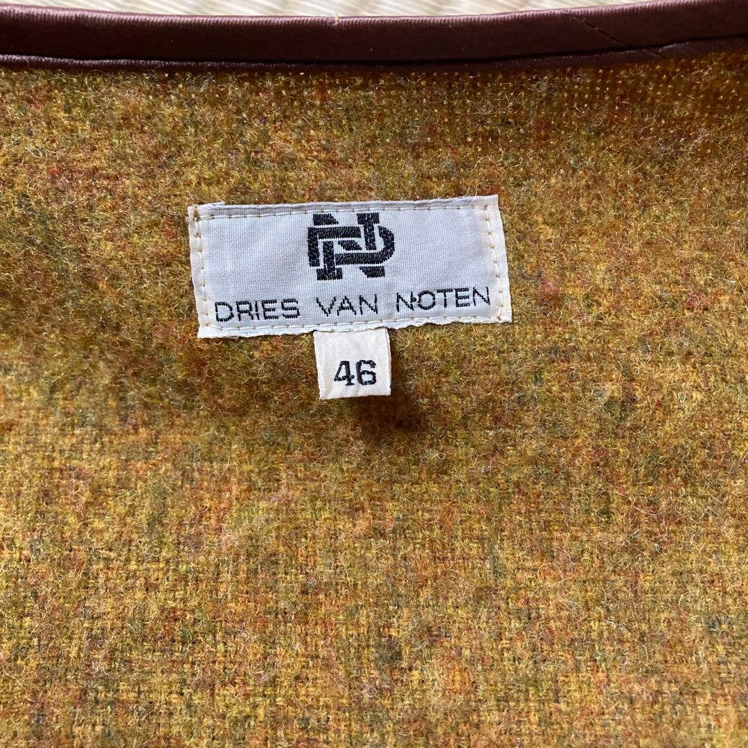 Dries van noten ノーカラージャケット　90s 初期　旧タグ