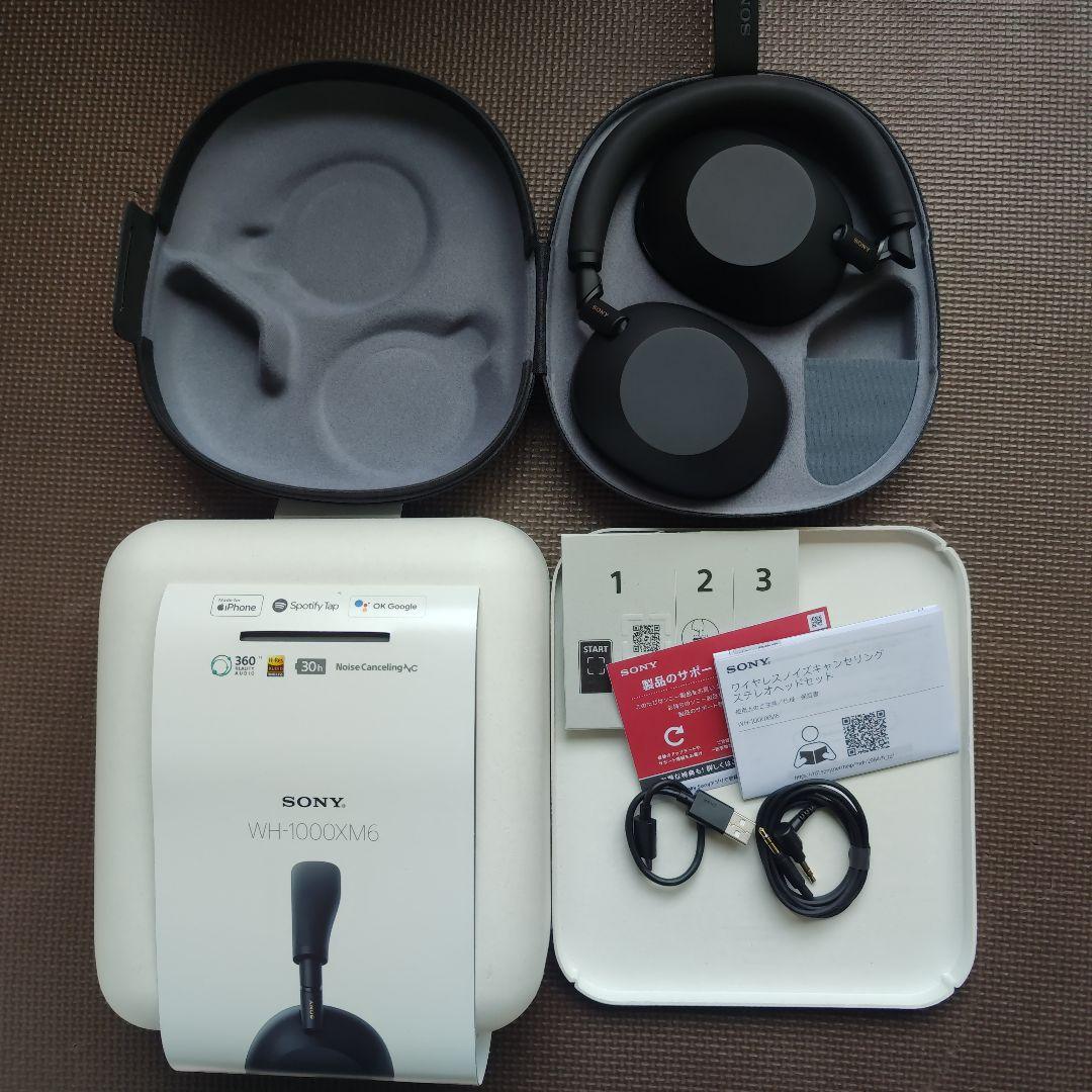 美品 SONY WH-1000XM6 ワイヤレスヘッドホン