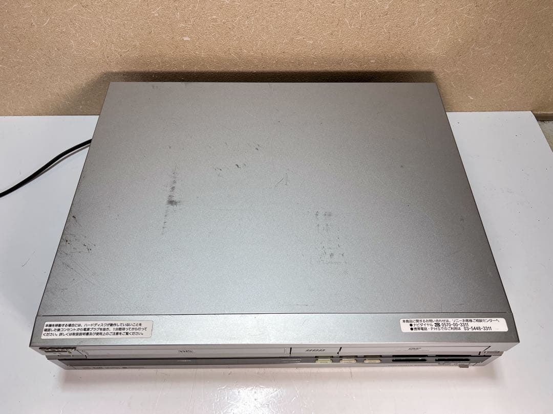 SONY RDR-VH83 ダビング機能 VHS/DVD/HDDレコーダ