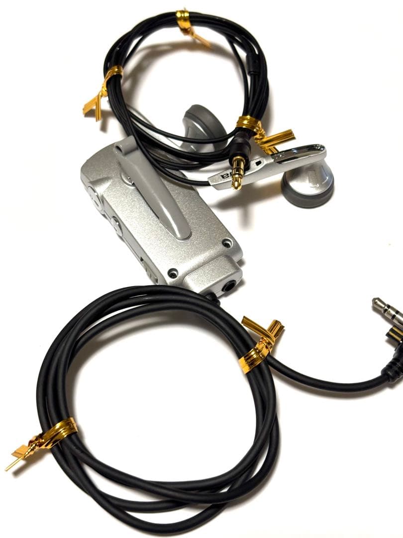 aiwa MDプレーヤー AM-HX55 動作品 乾電池ケース付き リモコン付き