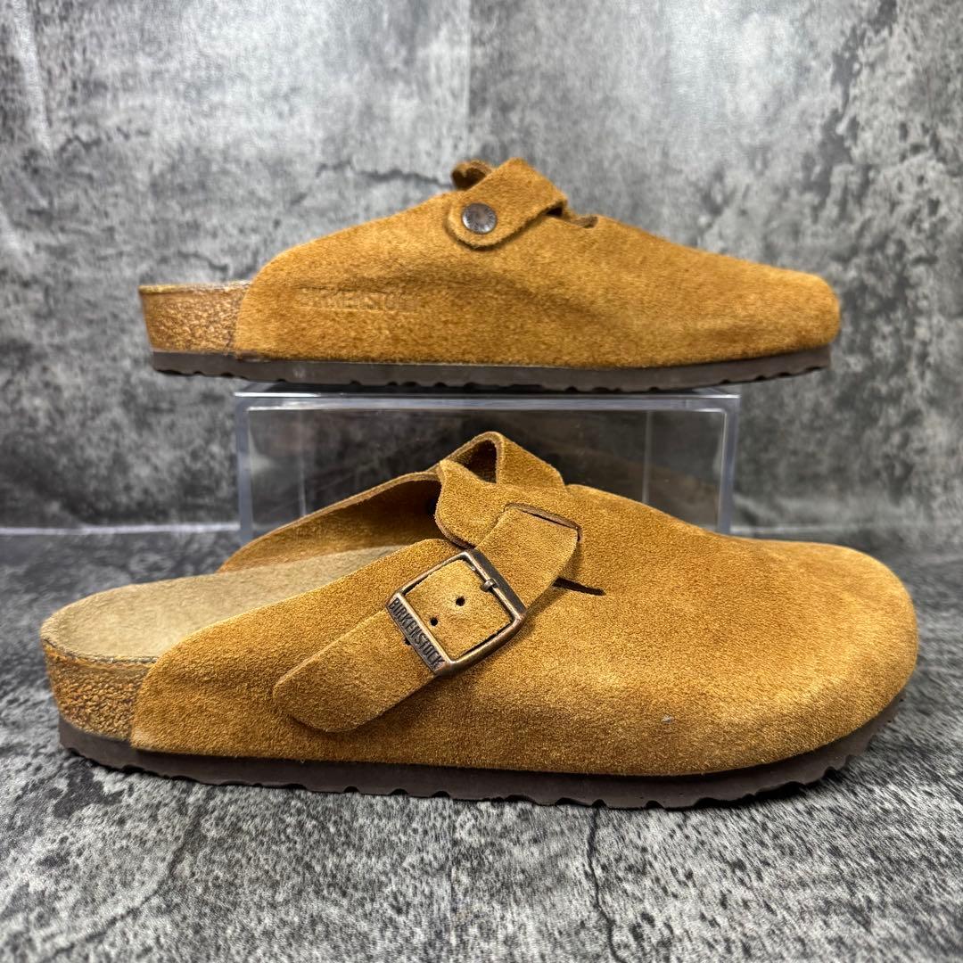 【試着程度】ビルケンシュトック ボストン サボサンダル ミンク 25cm