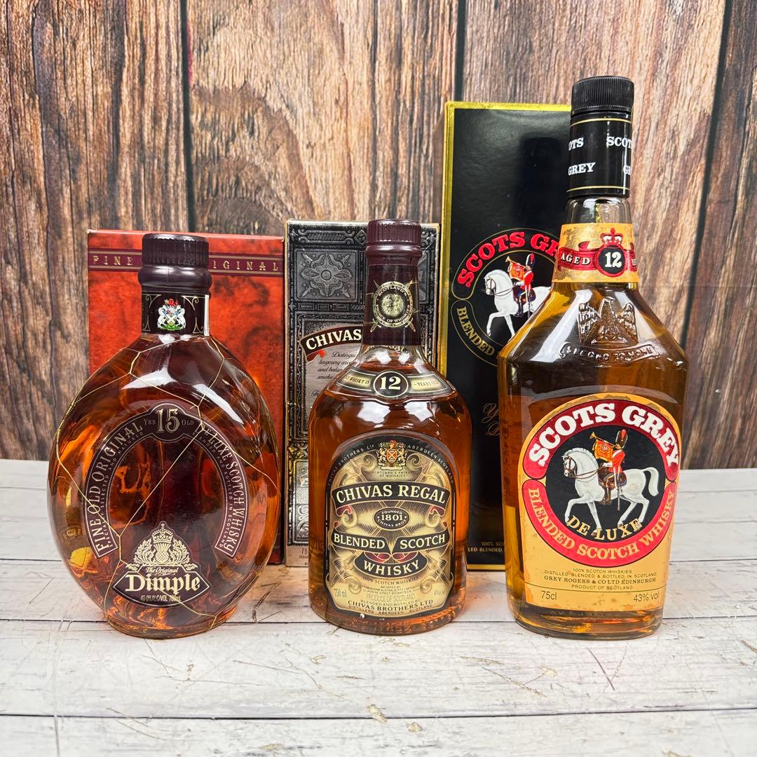 未開封 SCOTS GREY CHIVAS REGAL Dimple ウイスキー