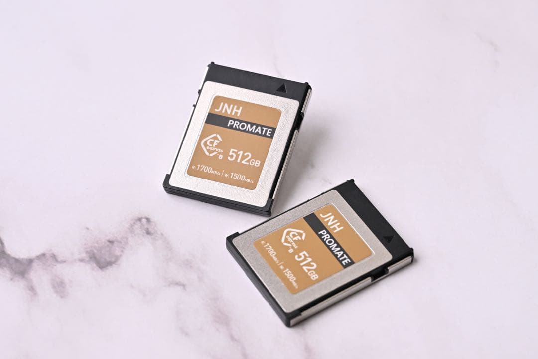 JNH CFexpressカード 512GB 超高速 2枚セット￼