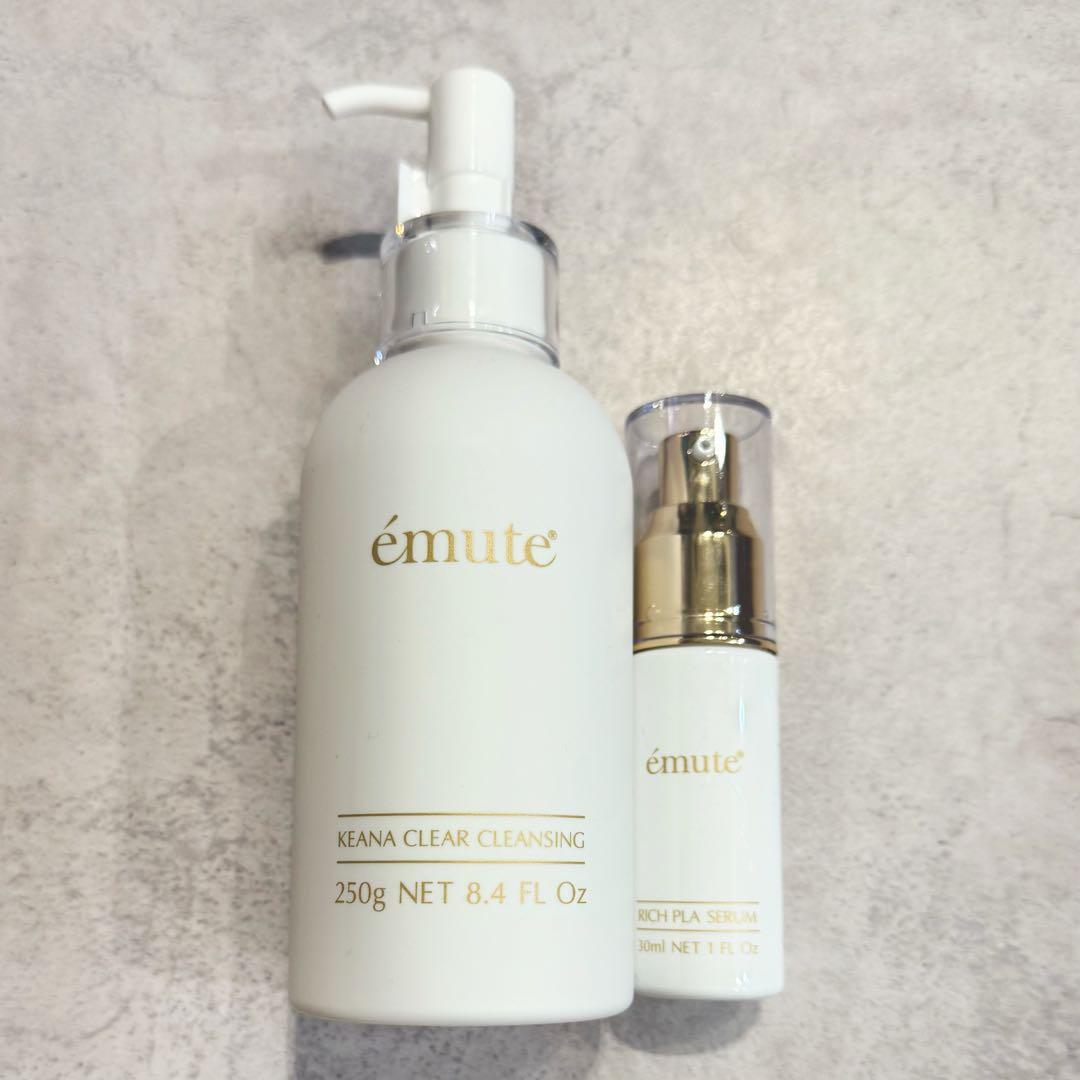 エミューテ クレンジング・美容液セット