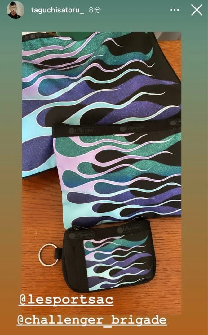 LeSportsac × CHALLENGER ボストンバッグ