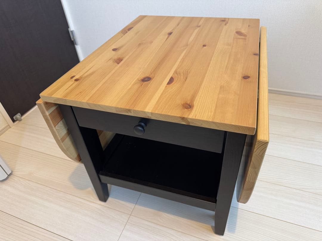 Kafka様用IKEA ARKELSTORP 木製　折りたたみ　コーヒーテーブル