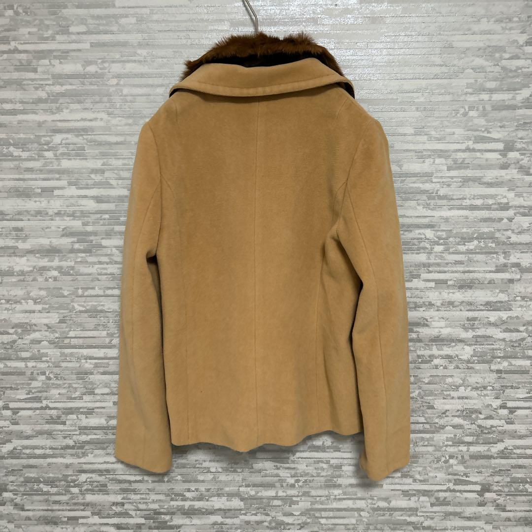 ヴィヴィアンタム ファー取外し可 高級ショートコート　ベージュ