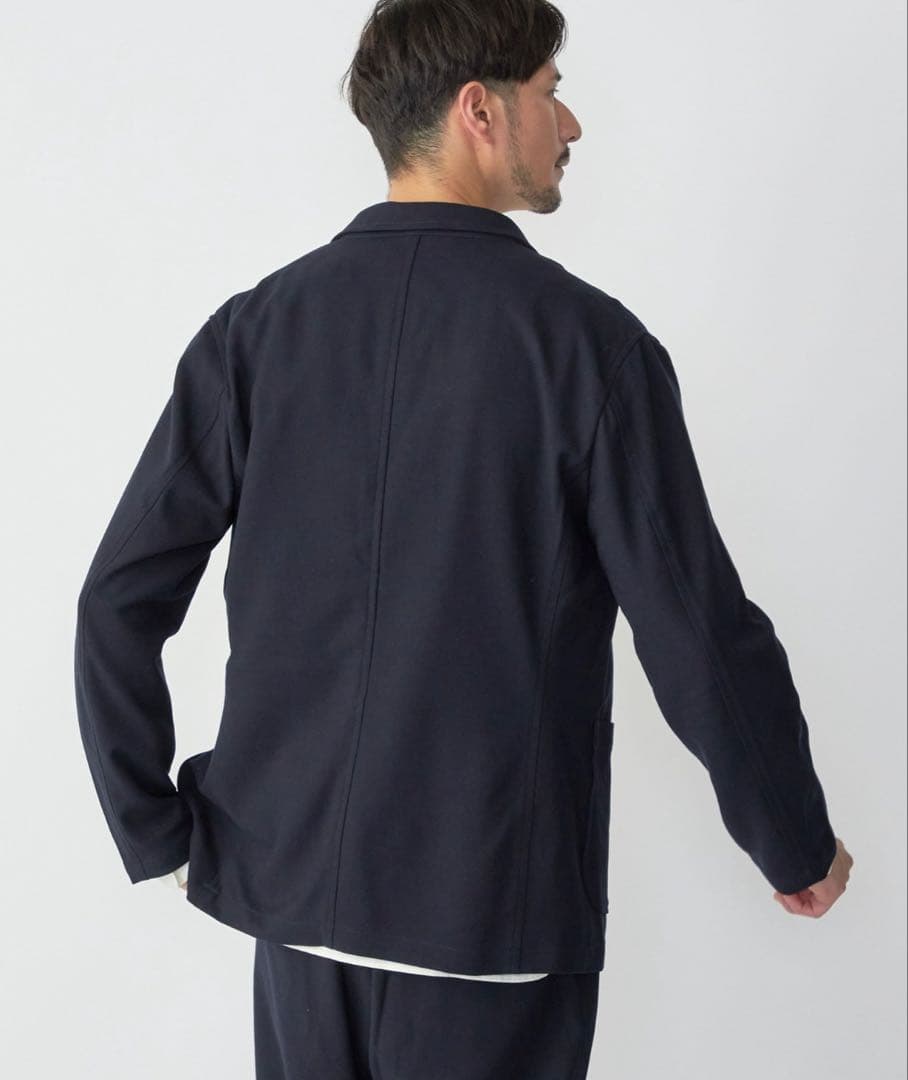 SHIPS ソフト ストレッチツイルセット アップ（ジャケット+イージーパンツ）